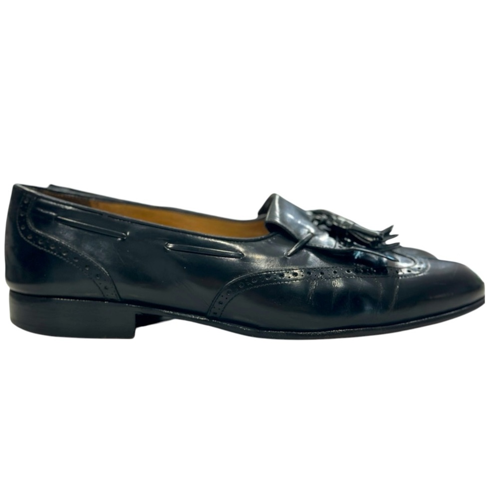 Salvatore Ferragamo Kiltie Tassel Loafer Dress Shoe 11.5 D - Picture 2 of 14